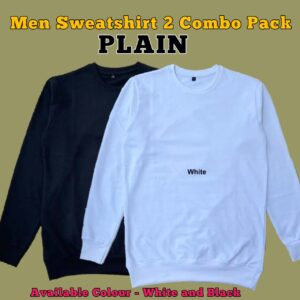 Men Sweatshirt 2 Combo Pack, 320 GSM