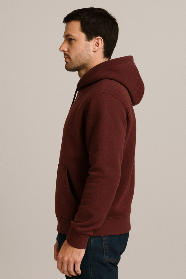 Plain Hoodie For Men 320 GSM - Image 4